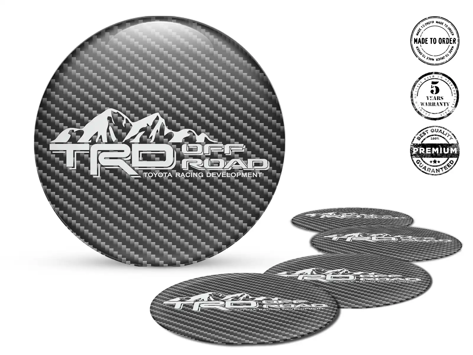 Toyota TRD Pegatinas Silicona Limitadas Vector Deriva Cósmica
